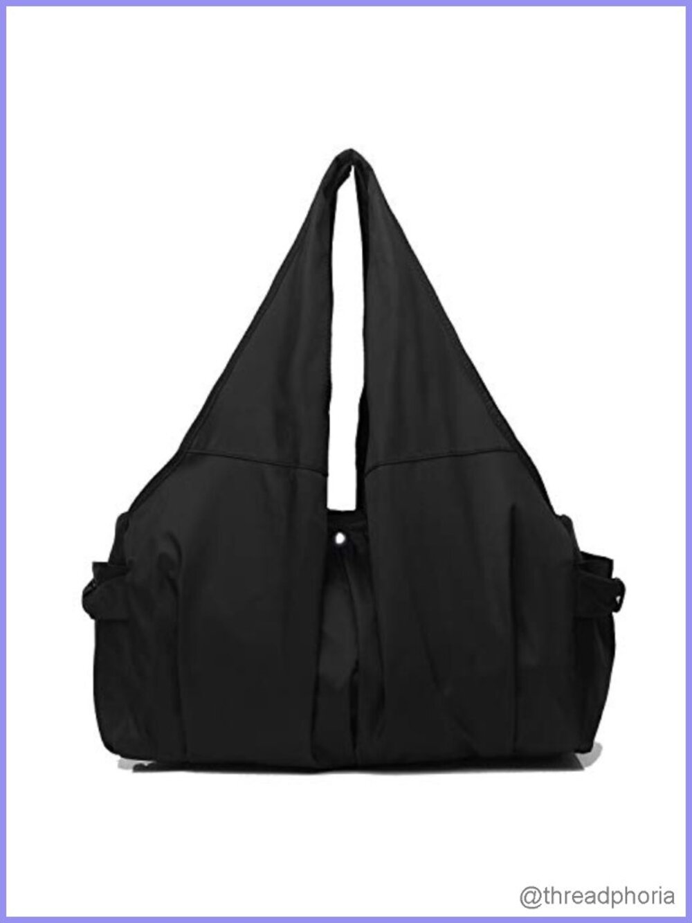 Large Waterproof Nylon Hobo Shoulder Bag for Women, Lightweight Travel Tote